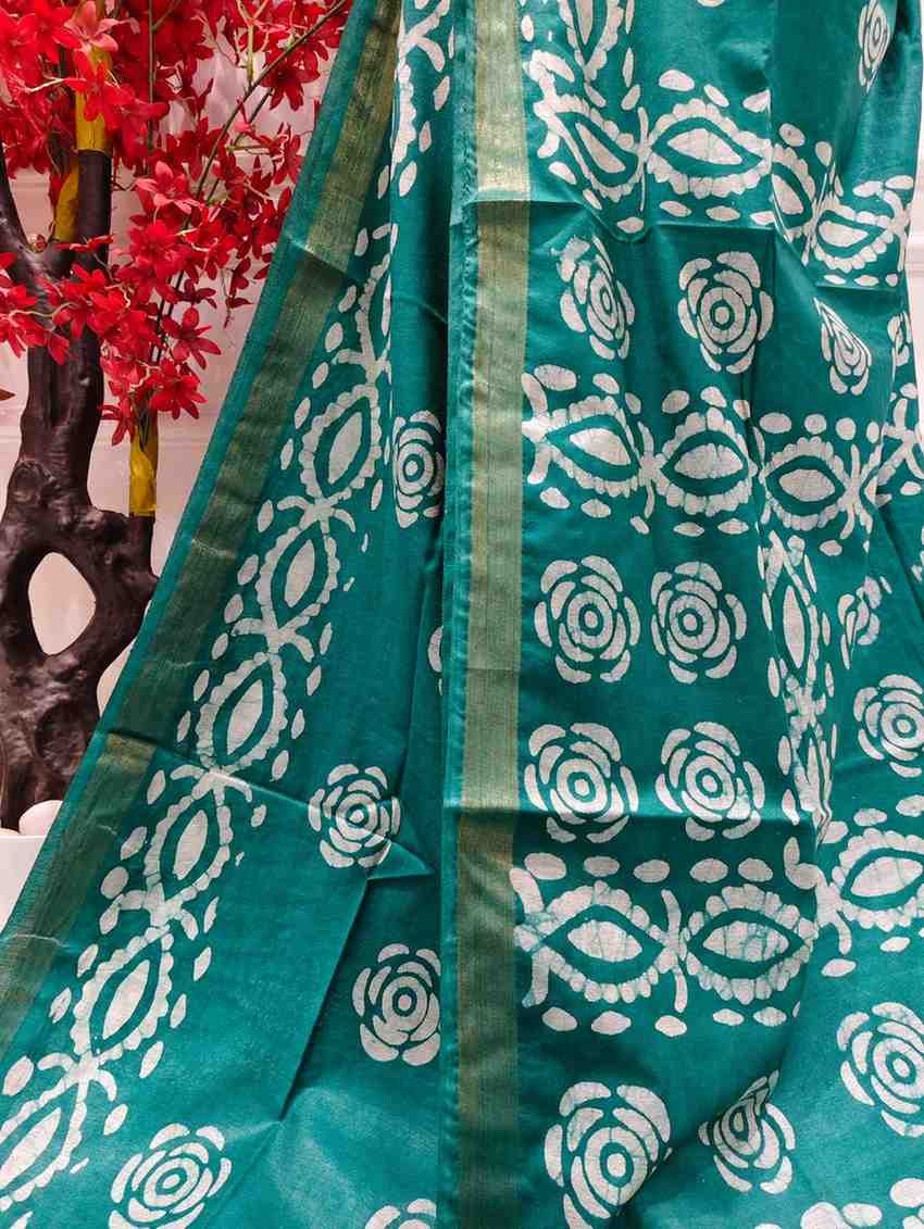 Mulberry Silk Handloom Saree- Green