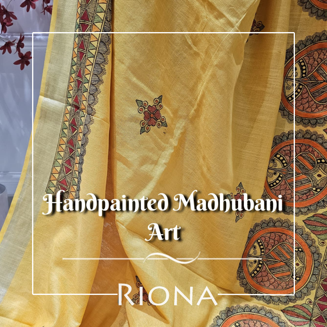 Hand Painted Madhubani Art  - Bihar